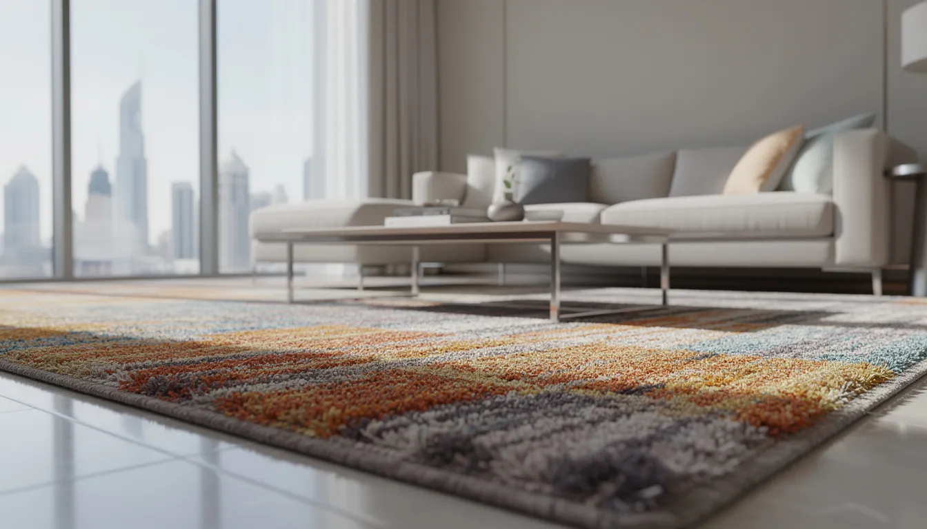 Clean carpet in a modern Dubai living room