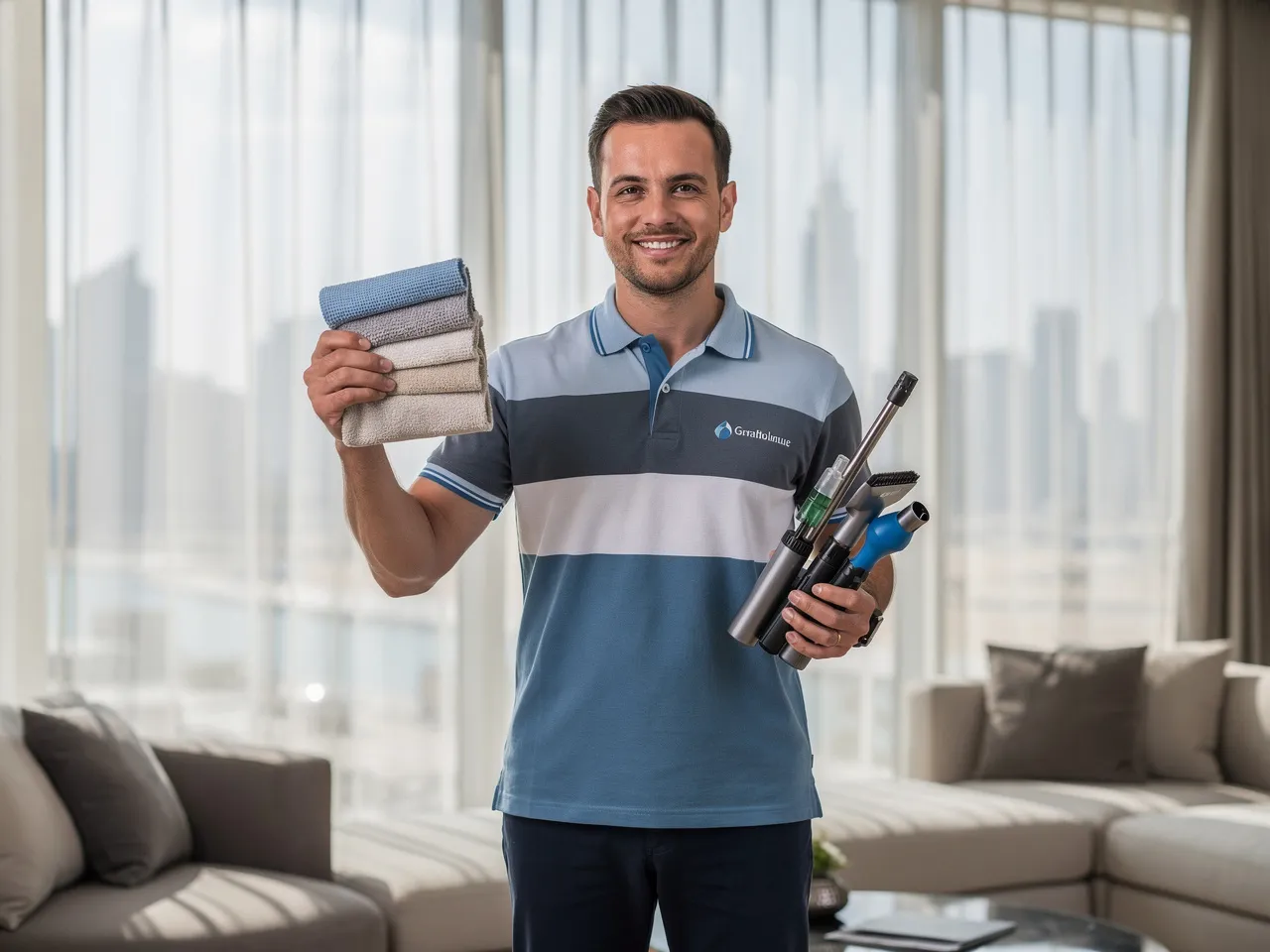 Professional curtain cleaner in Dubai