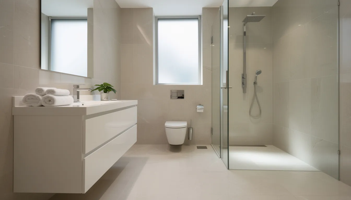 Spotless and hygienic bathroom after deep cleaning in Dubai